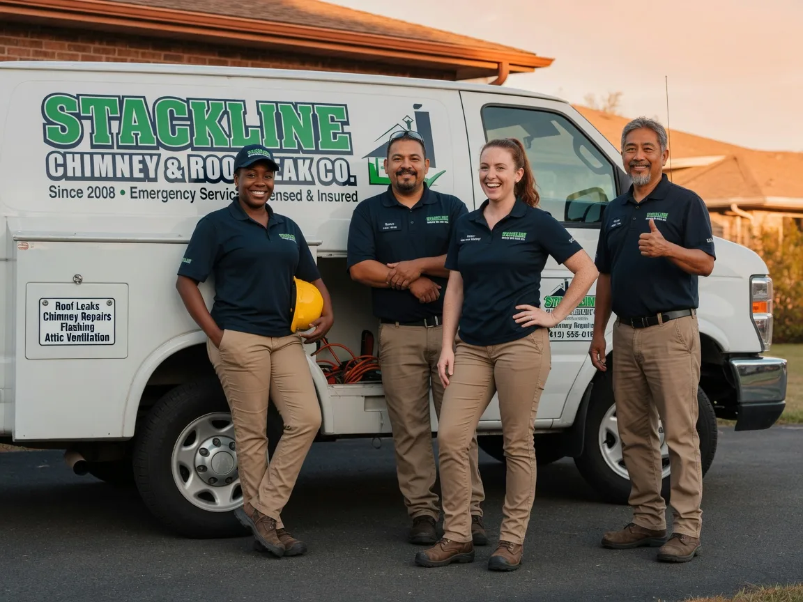 Chimney flashing repair company in Milam, TX
